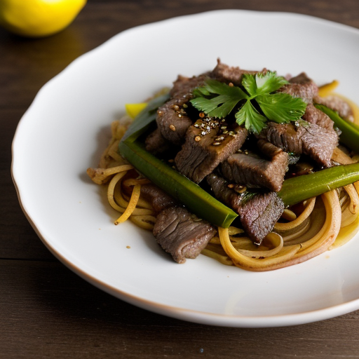 Quick Lemon-Beef Stir Fry recipe image