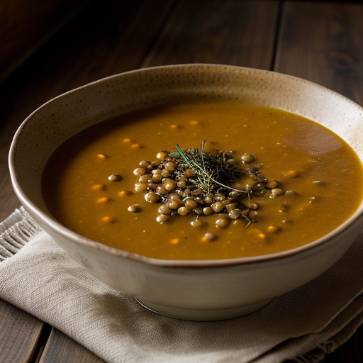 Quick Lentil and Winter Vegetable Soup recipe image