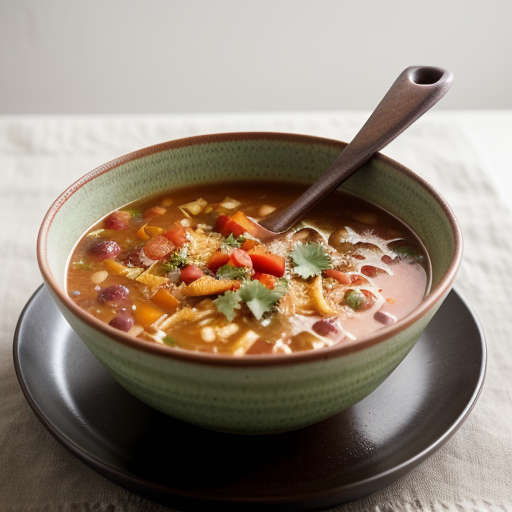 Quick Mexican Chicken Tortilla Soup recipe image