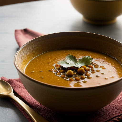 Quick Moroccan-Style Lentil Soup recipe image