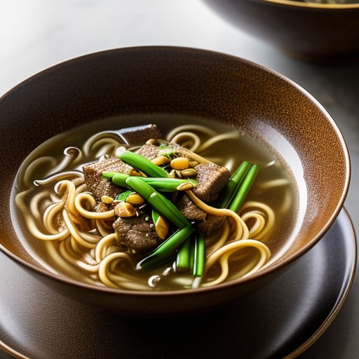 Quick Oriental Beef Noodle Soup recipe image