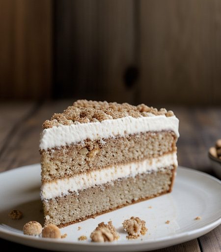 Quick Peanut Streusel Cake recipe image