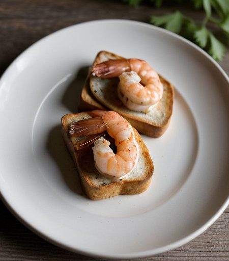 Quick Prawn Toasts. recipe image