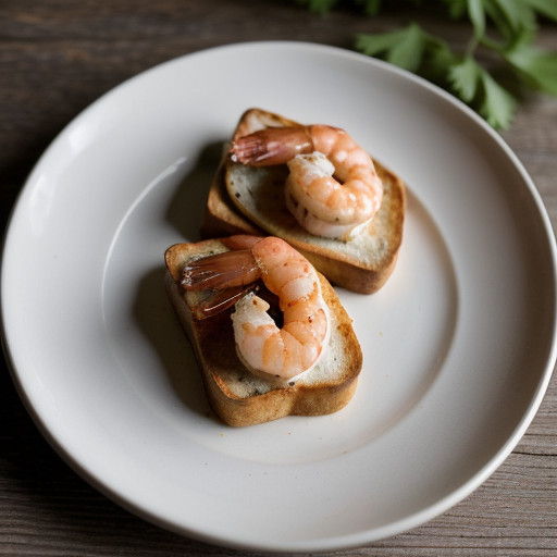 Quick Prawn Toasts. recipe image