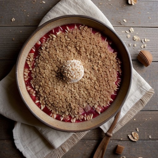 Quick Rhubarb Crisp recipe image