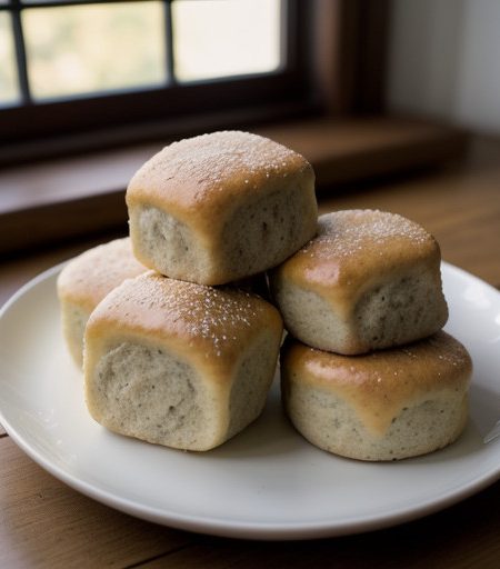 Quick Rye-Batter Buns recipe image