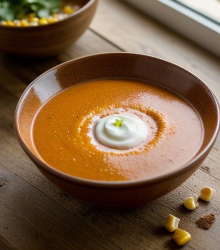 Quick Southwestern Tomato Bisque recipe image