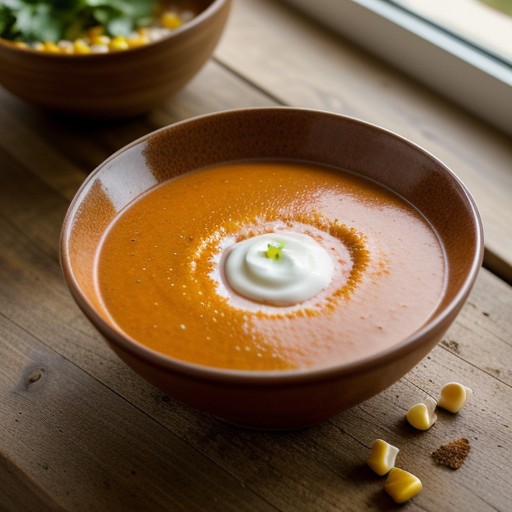 Quick Southwestern Tomato Bisque recipe image