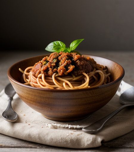 Quick Spaghetti With Meat Sauce recipe image