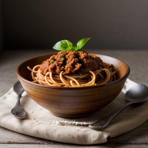 Quick Spaghetti With Meat Sauce recipe image