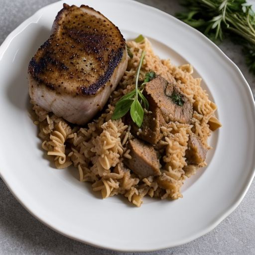 Quick Spanish Rice & Pork Chops recipe image