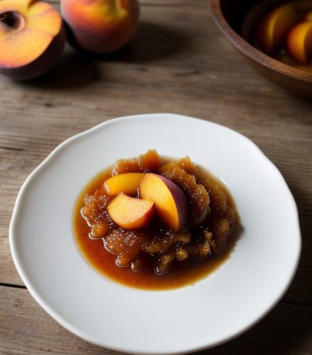 Quick Spiced Peach Jam recipe image