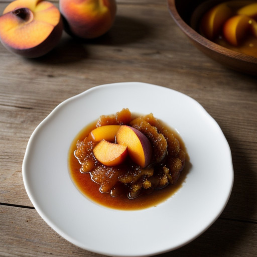 Quick Spiced Peach Jam recipe image