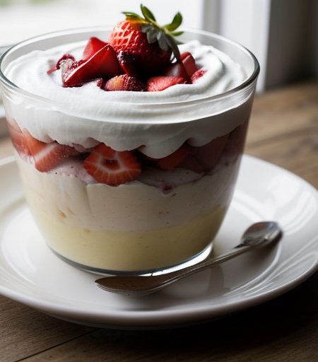 Quick Strawberry Trifle recipe image