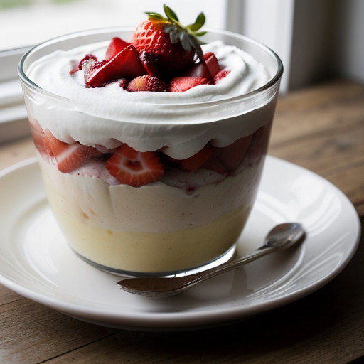 Quick Strawberry Trifle recipe image