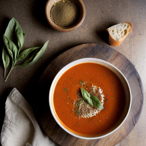 Quick Tomato & Basil Soup recipe image