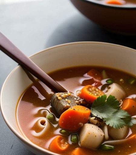 Quick Tomato-Noodle Soup recipe image