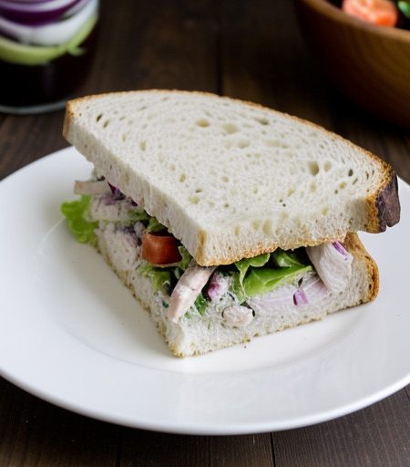Quick Turkey Salad Sandwich (Diabetic From ADA)(2.5 PTS recipe image