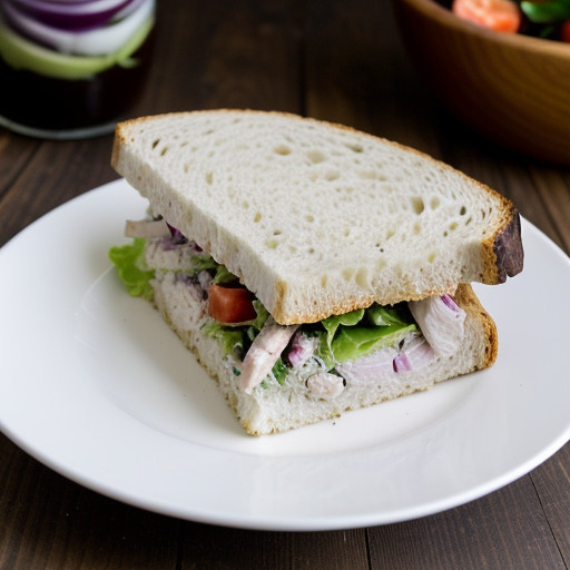 Quick Turkey Salad Sandwich (Diabetic From ADA)(2.5 PTS recipe image