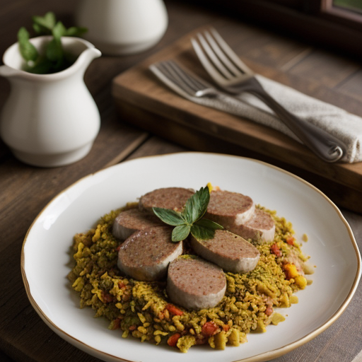 Quick Turkey and Sausage Paella recipe image