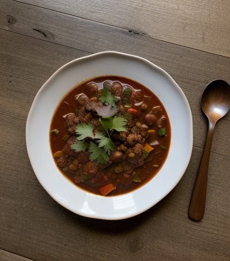 Quick Veal Chili for Two recipe image