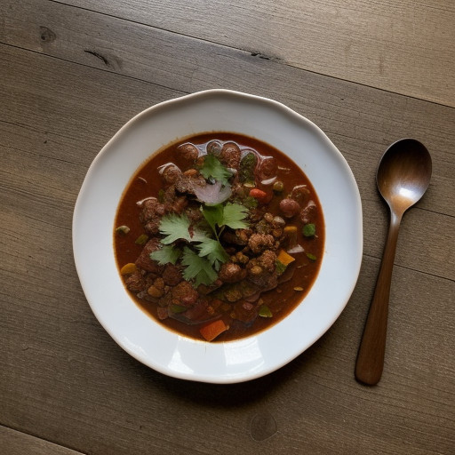 Quick Veal Chili for Two recipe image
