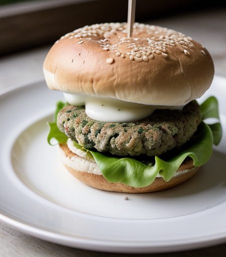 Quick Veggie Burgers recipe image