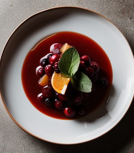 Quince-and-Cranberry Compote recipe image