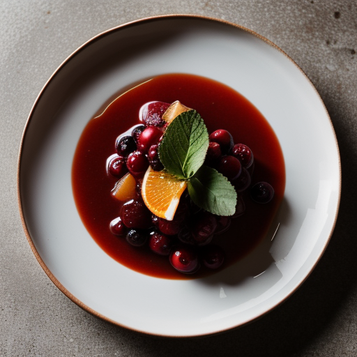 Quince-and-Cranberry Compote recipe image