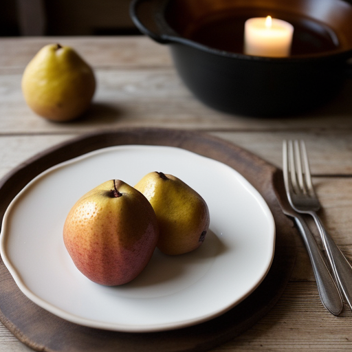 Quinces in Syrup - Ayva Tatlisi recipe image