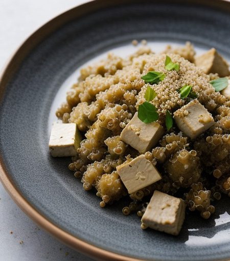 Quinoa~ Leek & Tofu Casserole recipe image