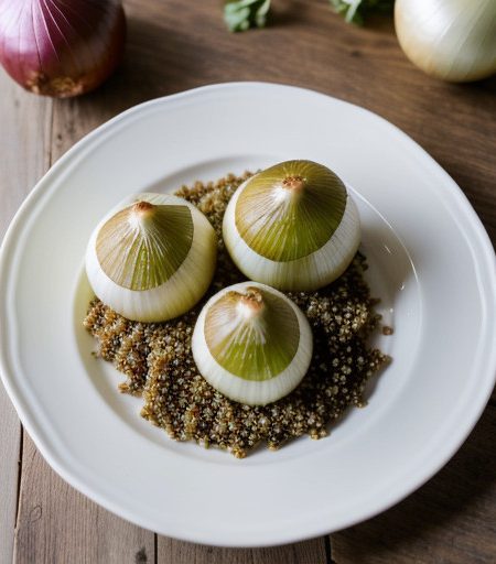 Quinoa Stuffed Onions recipe image
