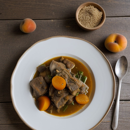 Rabbit Stew With Apricots recipe image