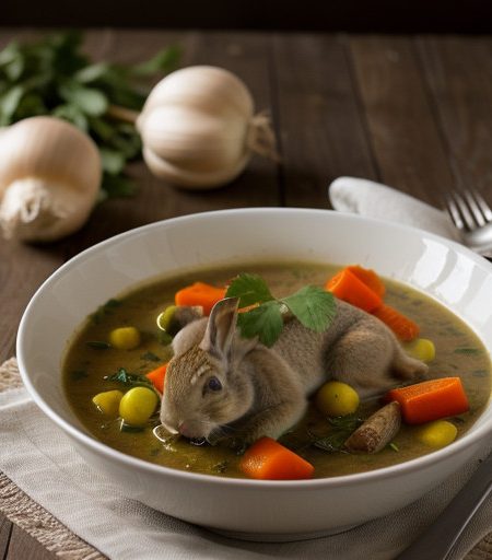 Rabbit Stew in White Wine Sauce (Pressure Coo recipe image