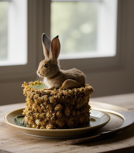 Rabbit, Veal or Chicken Stew With Herbs & Barley recipe image