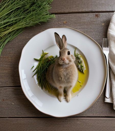 Rabbit With Chives recipe image
