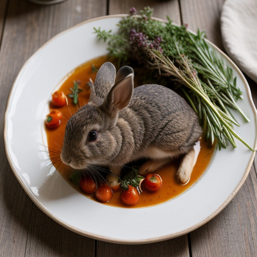 Rabbit With Tomatoes & Herbs recipe image