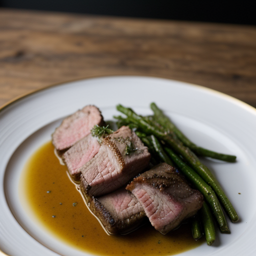 Rack of Lamb With Bacon Vinaigrette recipe image