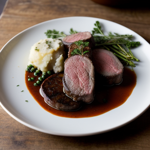 Rack of Lamb With Irish Bangers & Mash recipe image