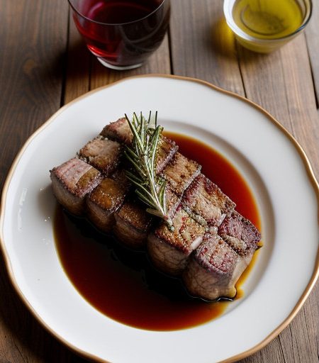 Rack of Lamb With Rosemary Jus - Bon Appetit recipe image