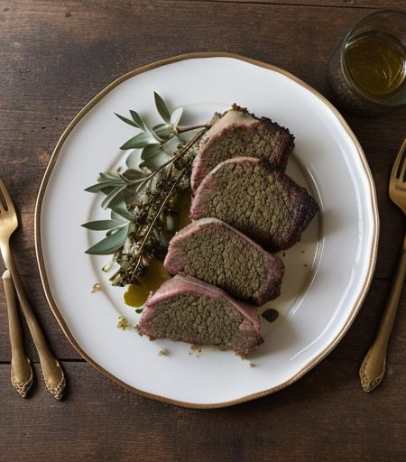Rack of Lamb in Mustard Crust With Northern W recipe image
