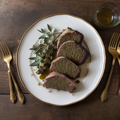 Rack of Lamb in Mustard Crust With Northern W recipe image