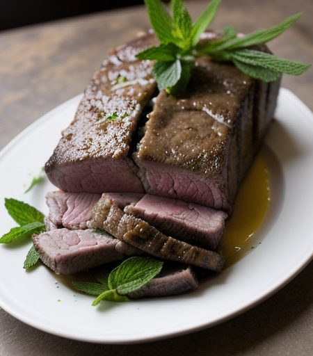Racks of Lamb With Lemon & Mint recipe image