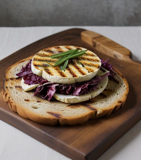 Radicchio~ Gruyere~ Grilled Bread Salad recipe image