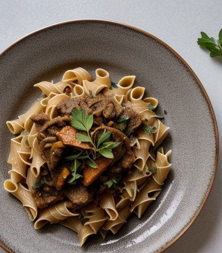 Ragout of Chanterelles With Route recipe image