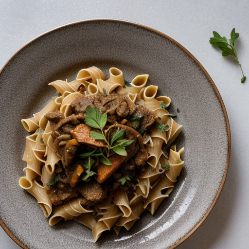Ragout of Chanterelles With Route recipe image