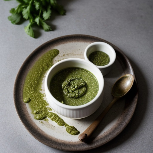 Rahk Pahk Che-Gratiem-Prik (Cilantro Pesto recipe image