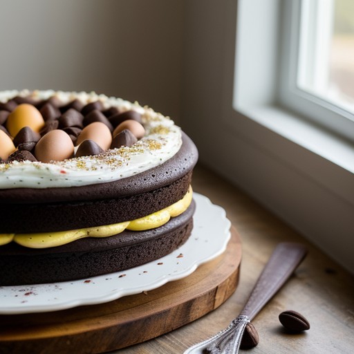 Rainbow Chocolate Cake Lite recipe image