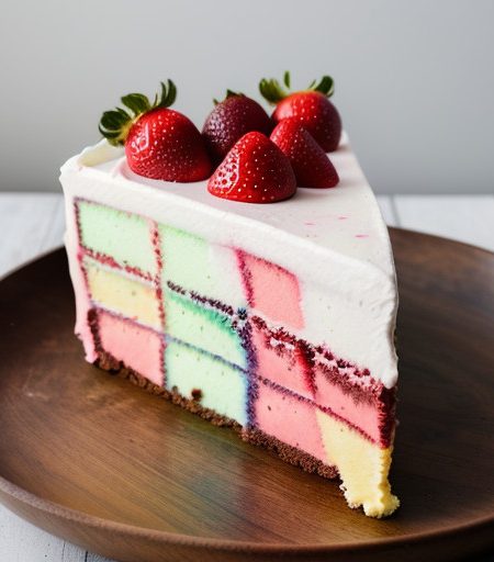 Rainbow Ice Cream Cake recipe image
