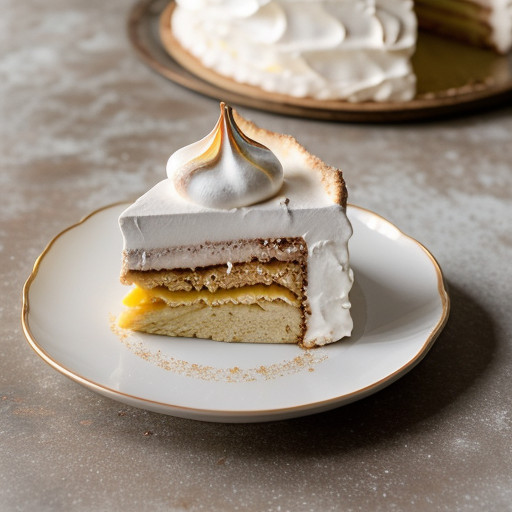 Rainbow Meringue Torte recipe image